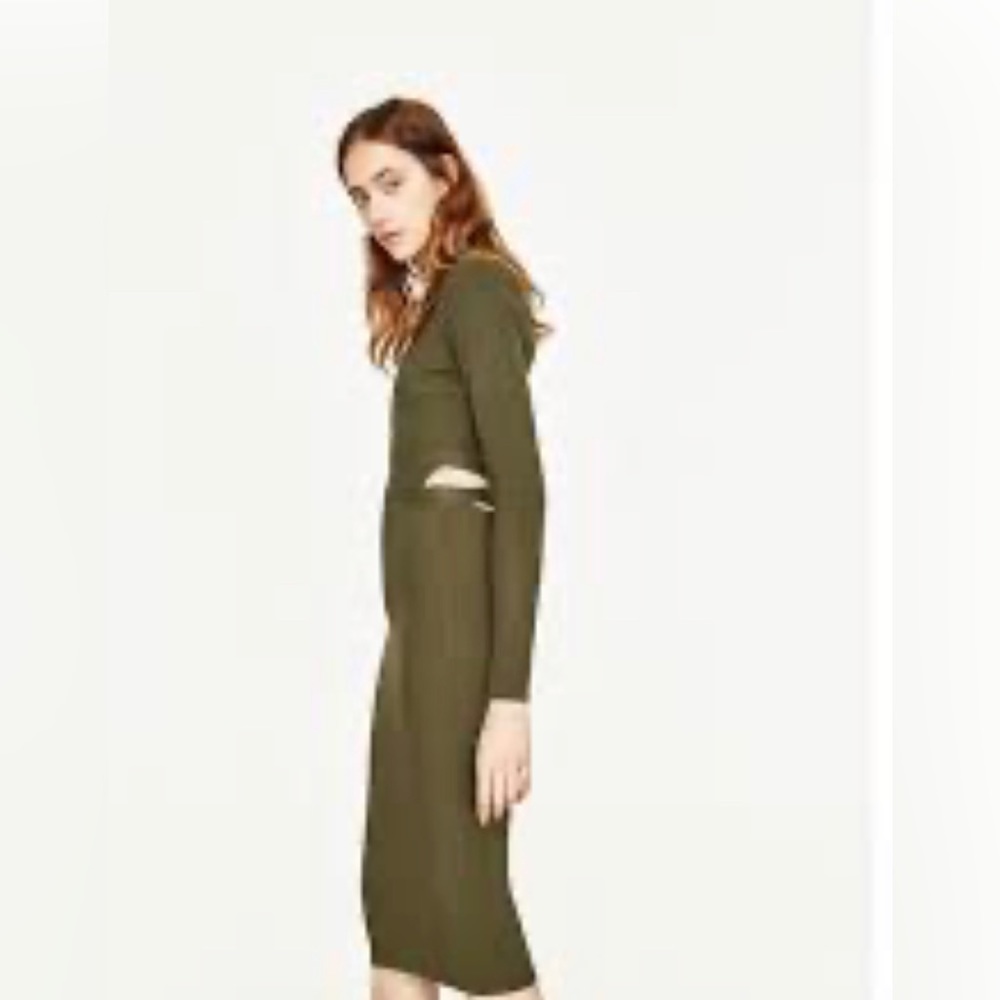 Zara knit midi dress - Picture 3 of 9